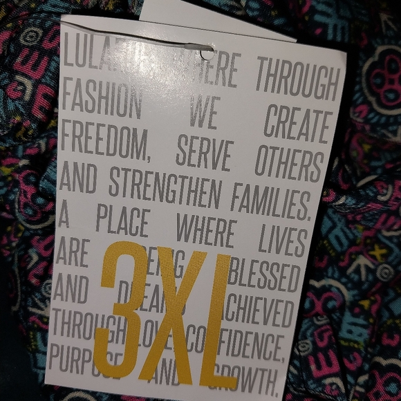 Azure NWT LuLaRoe 3XL COMFY SKIRT! - Picture 6 of 9